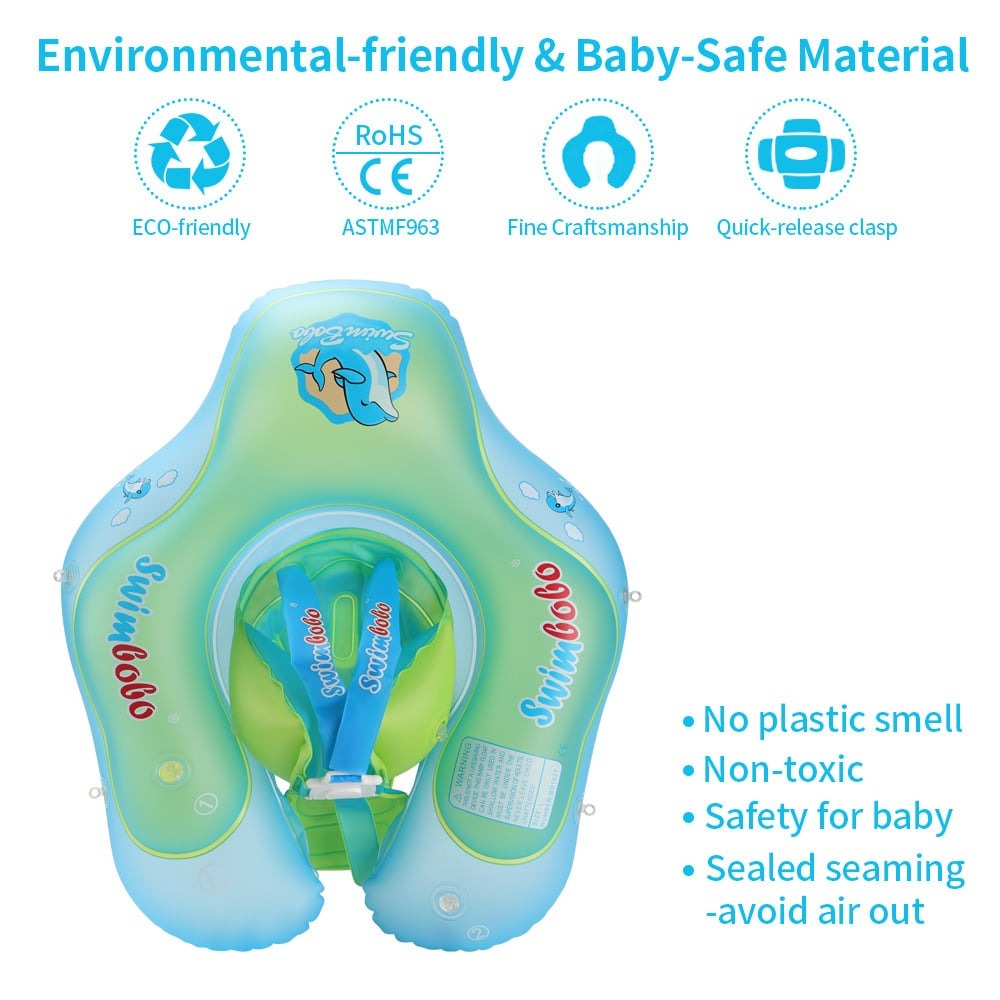 Kletshuts™ BabyFloat: Baby Pool Float With Built In Sunshade