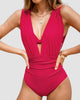Icone™ HalterSwimsuit: V-Neck Halter Strap Waist Shaping Swimsuit