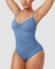 Icone™ ShapingSwimsuit: Elegant Cross Back Strap Body Shaping Swimsuit