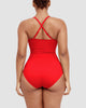 Icone™ ShapingSwimsuit: Elegant Cross Back Strap Body Shaping Swimsuit