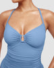 Icone™ ShapingSwimsuit: Elegant Cross Back Strap Body Shaping Swimsuit