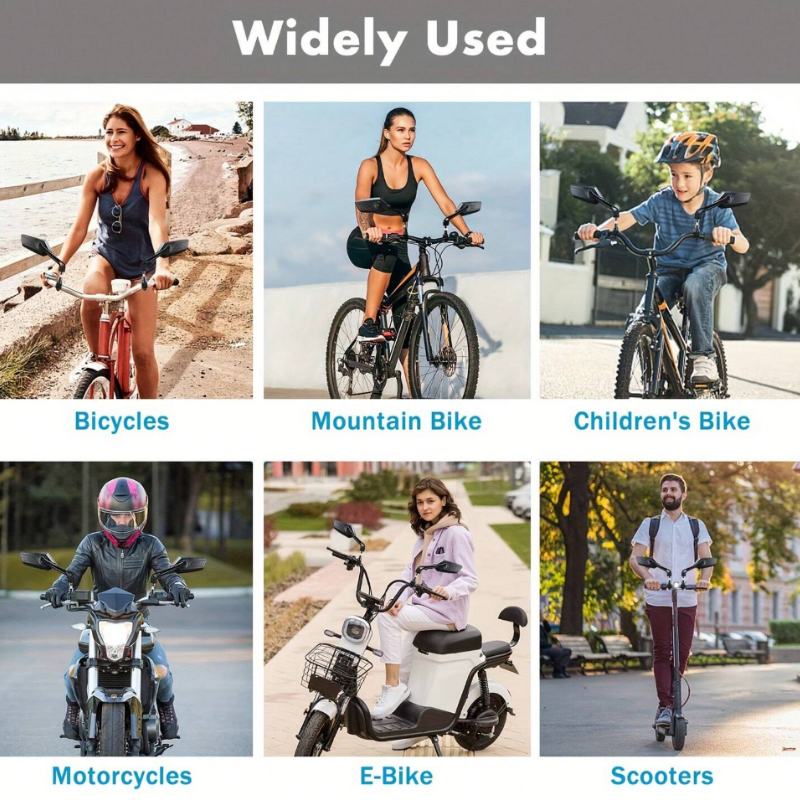 RearviewMirror: Bikes And Motorcycles 360° Adjustable Rearview Mirrors