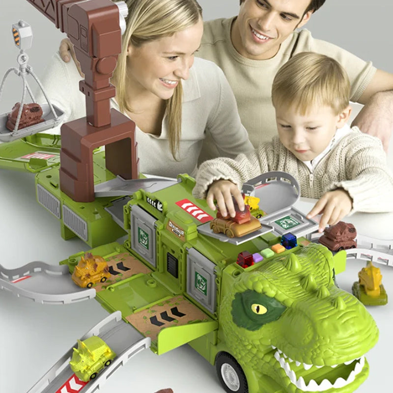 Kletshuts™ DinoTruck: Dinosaur Truck Toy Set With Lights And Music