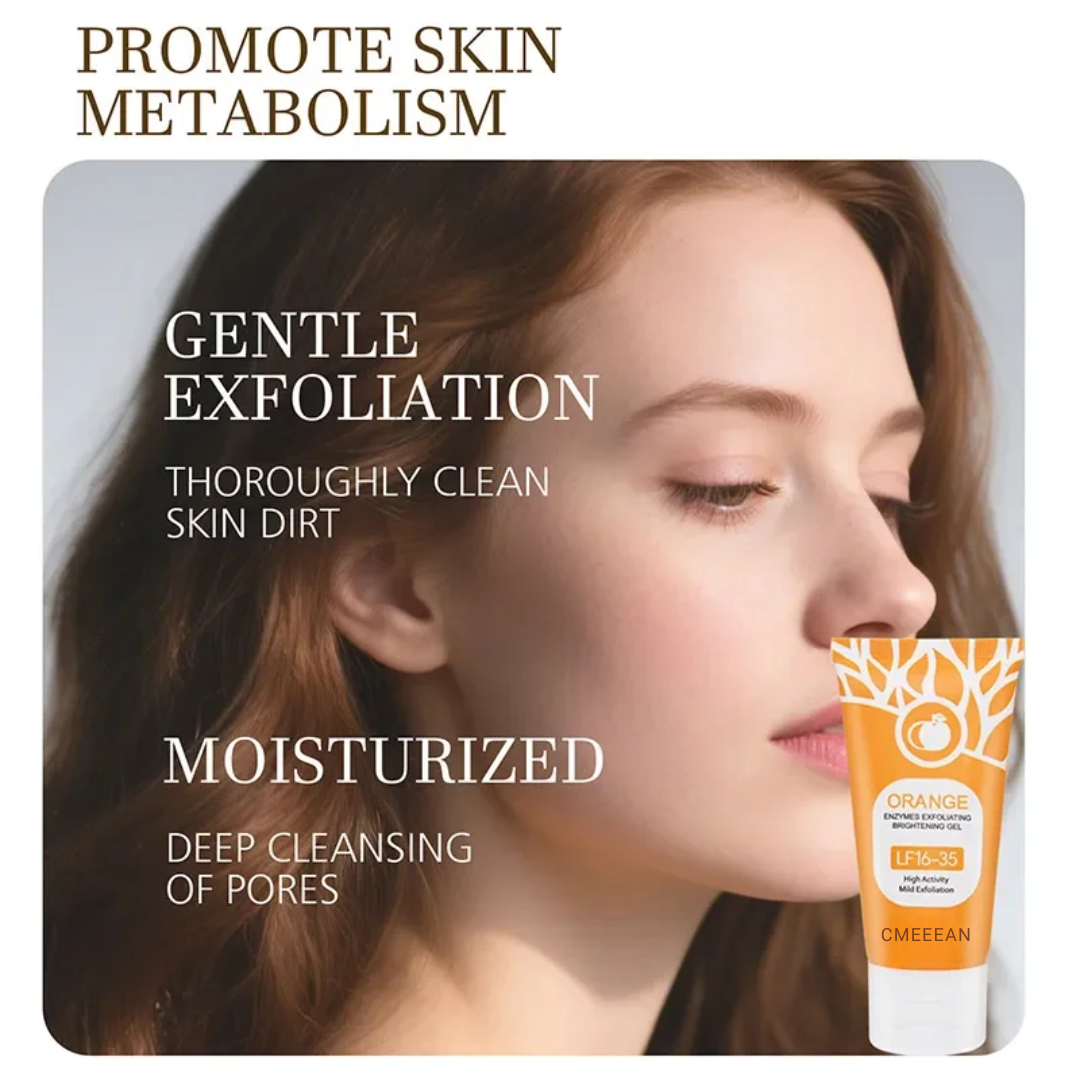 ExfoliatingGel 1+1 FREE: Orange Exfoliating Gel Gentle Dead Skin Remover