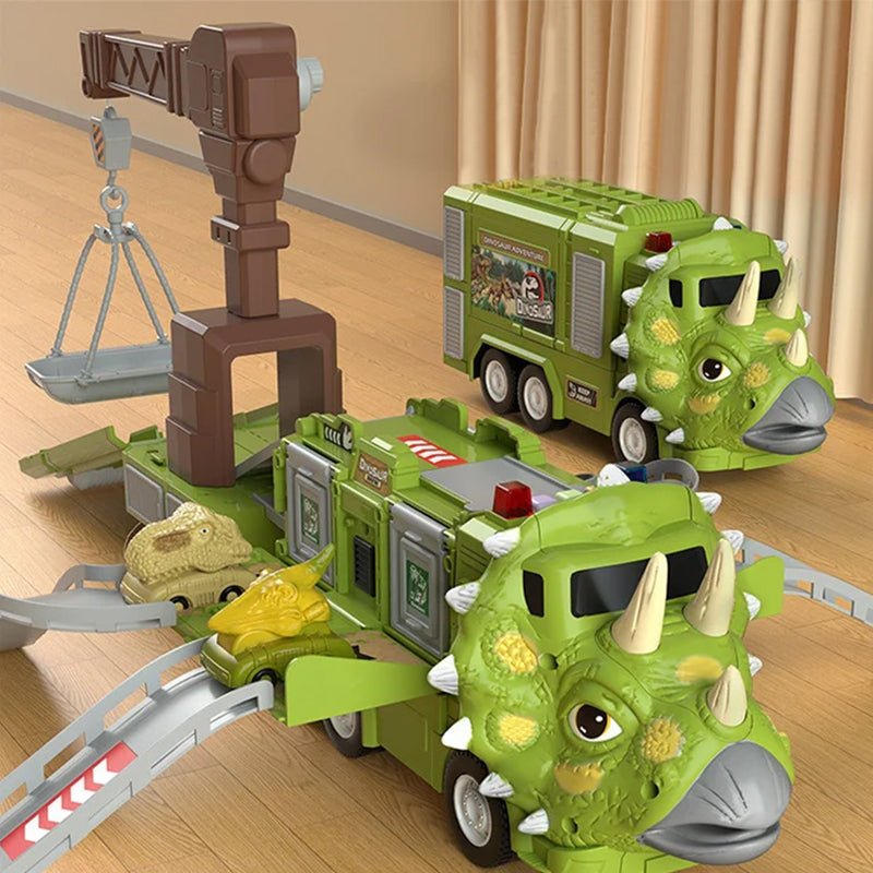 Kletshuts™ DinoTruck: Dinosaur Truck Toy Set With Lights And Music