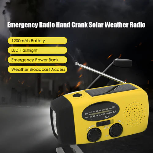 MultiRadio - Multifunction Solar Portable Emergency Radio