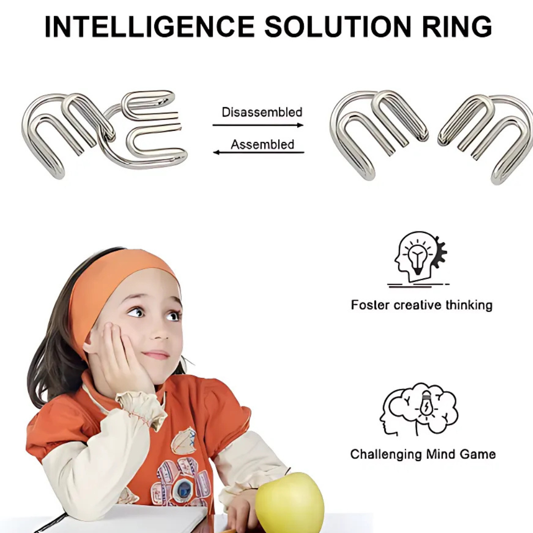 Kletshuts™ MetalPuzzles: Kids Brain Teasers Metal Puzzle Set