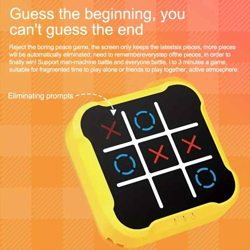 Kletshuts™ FunTicTacToe: Interactive Electronic Tic-Tac-Toe Game For All Ages