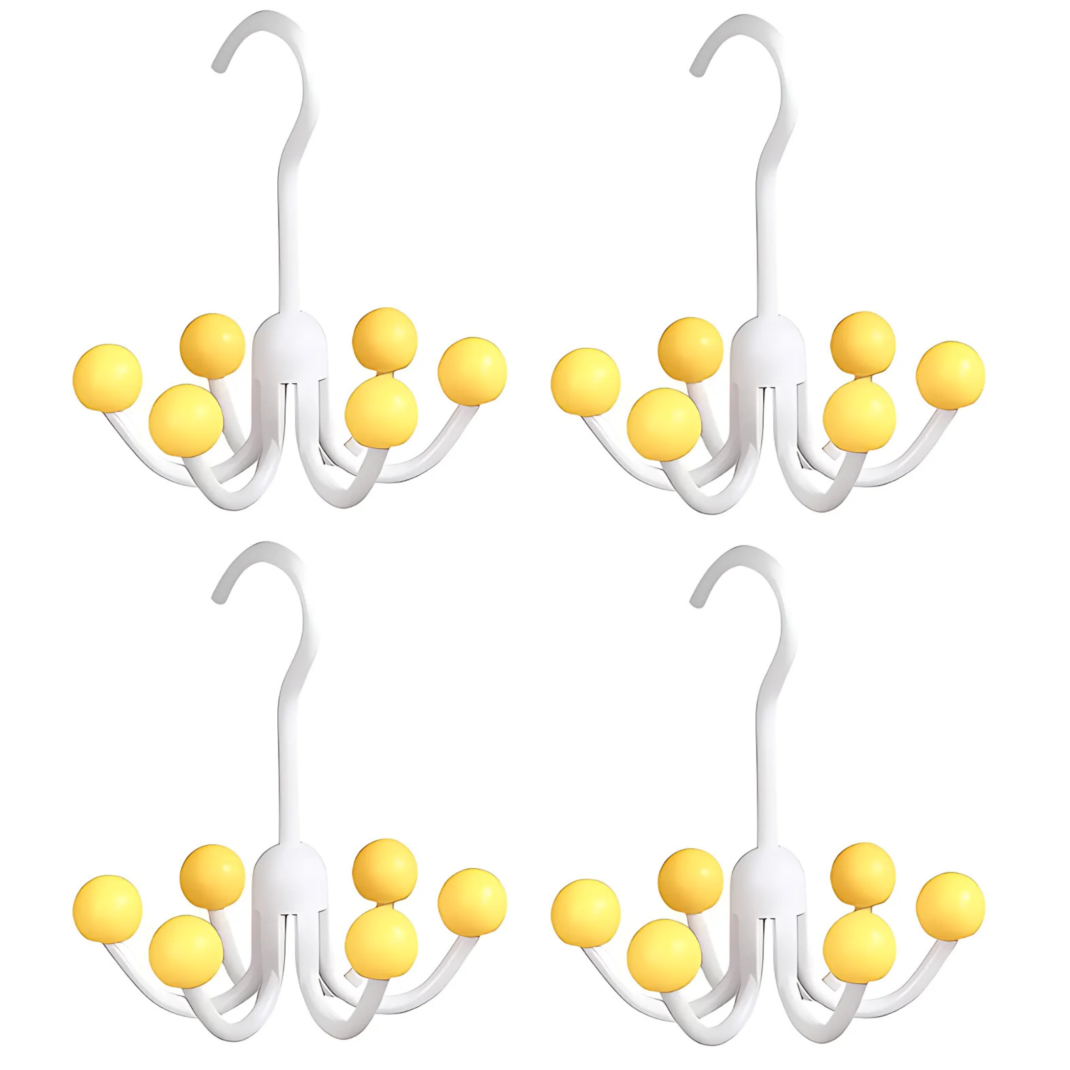 GlideHold® HangerHooks: 360° Swivel 6 Claw Hooks Closet Organizer Hanger
