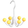 GlideHold® HangerHooks: 360° Swivel 6 Claw Hooks Closet Organizer Hanger