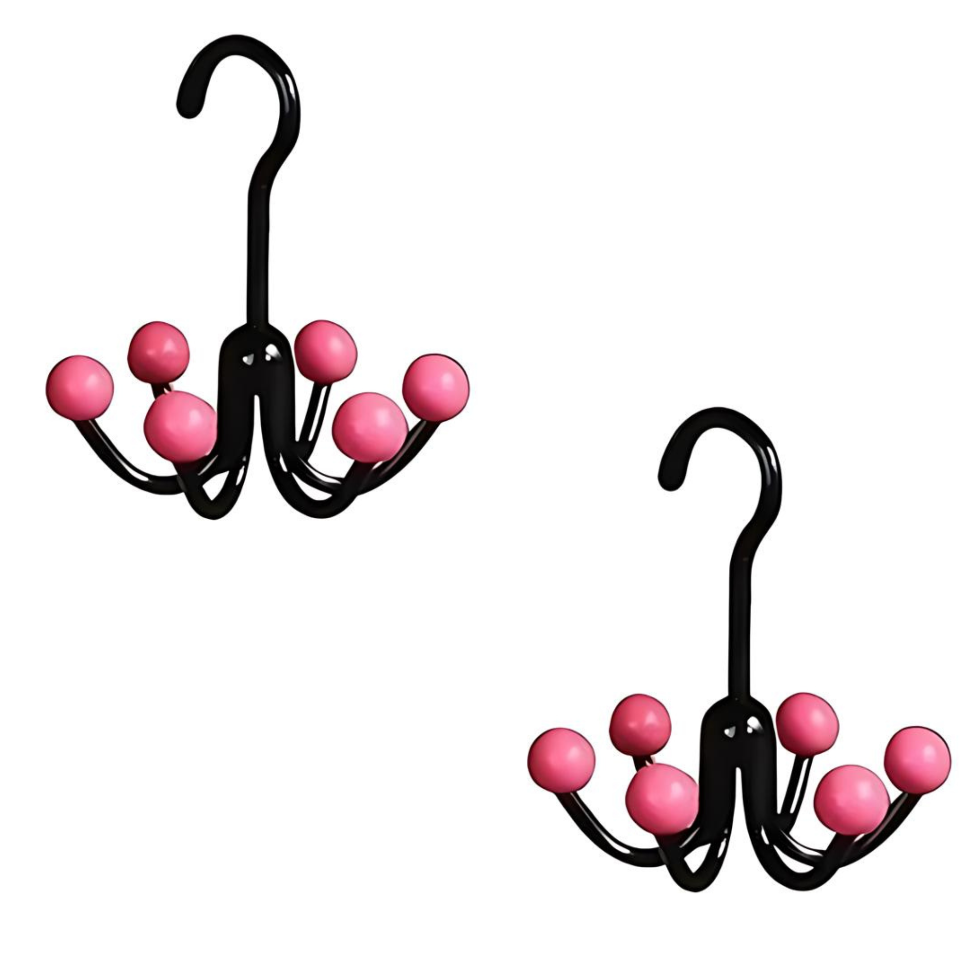 GlideHold® HangerHooks: 360° Swivel 6 Claw Hooks Closet Organizer Hanger
