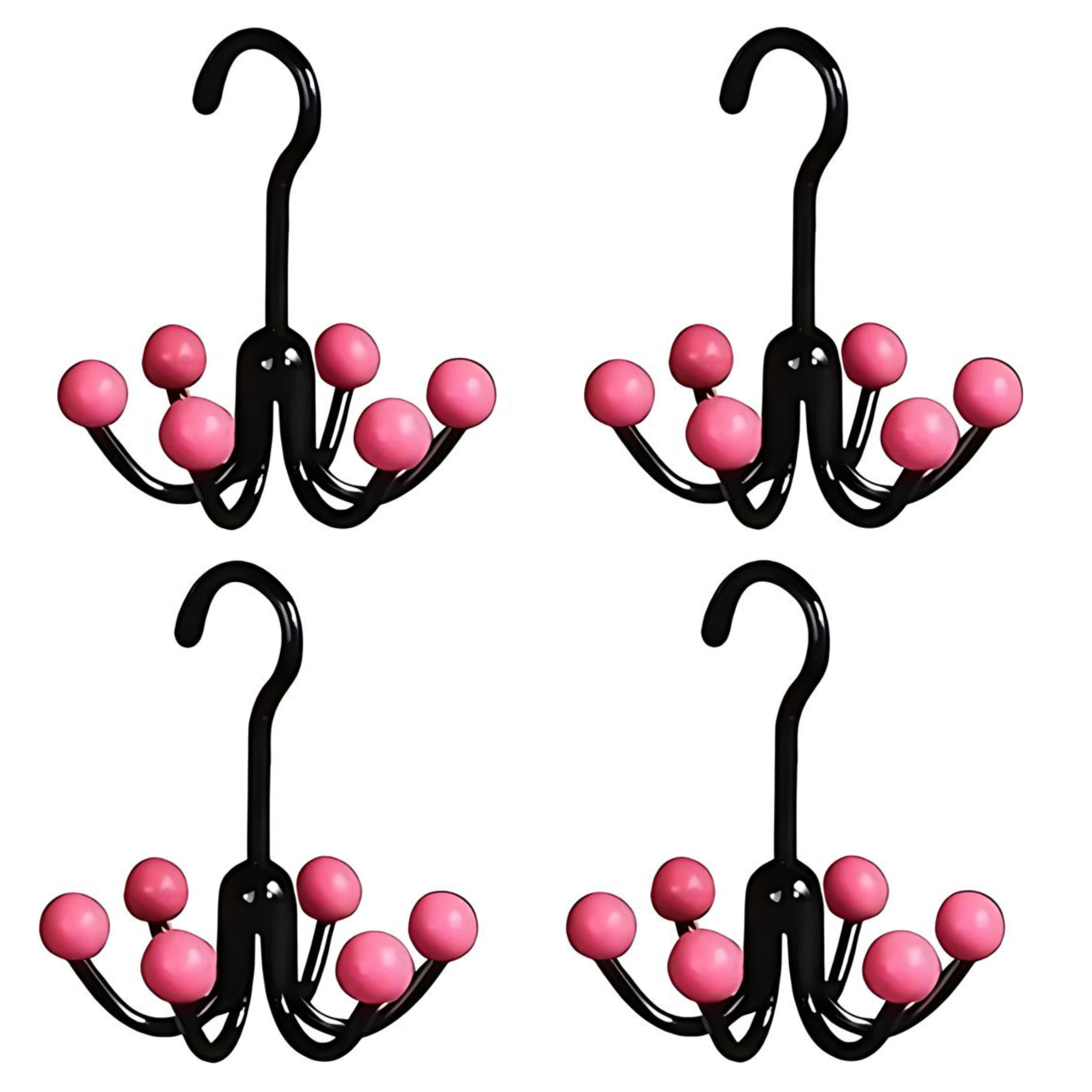 GlideHold® HangerHooks: 360° Swivel 6 Claw Hooks Closet Organizer Hanger