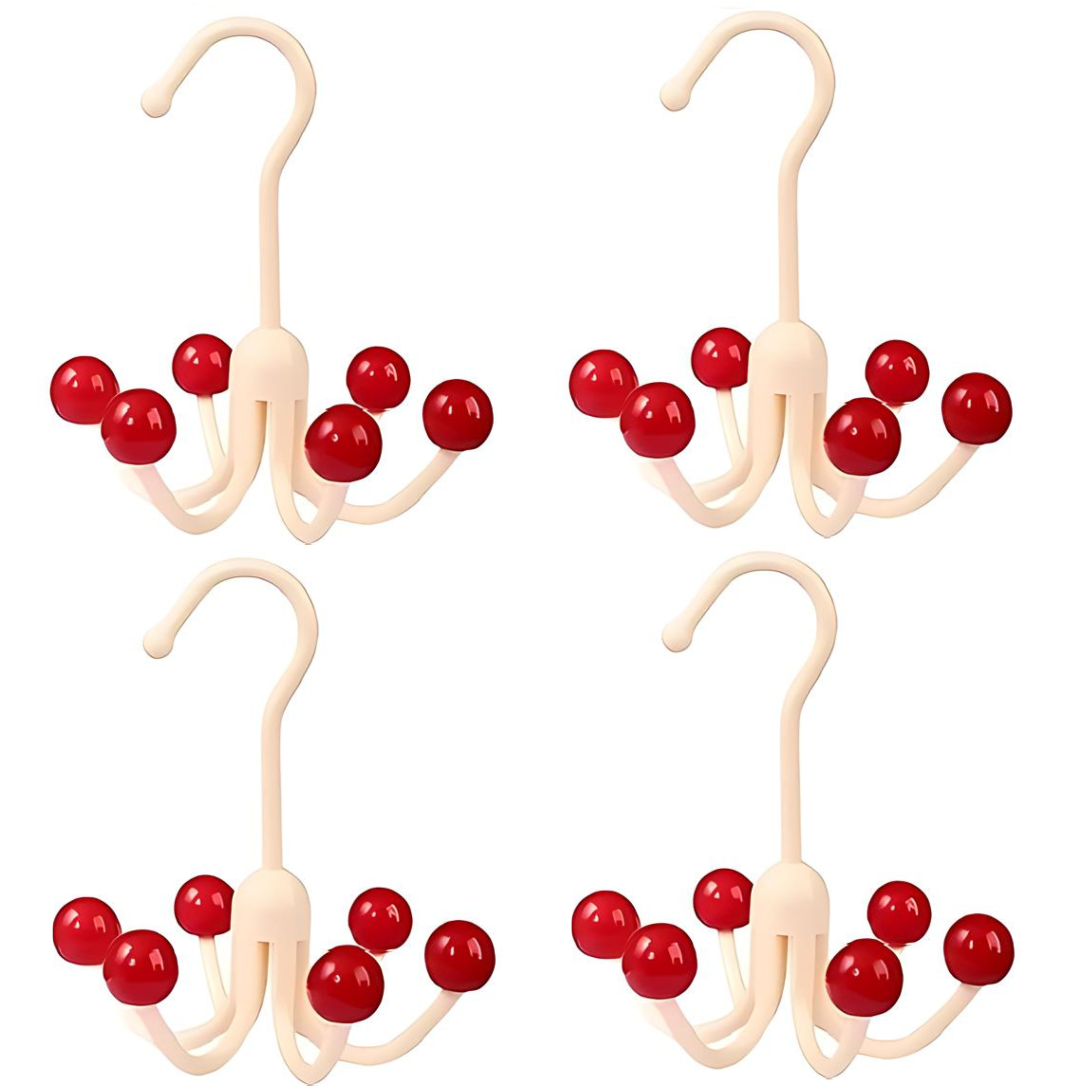 GlideHold® HangerHooks: 360° Swivel 6 Claw Hooks Closet Organizer Hanger