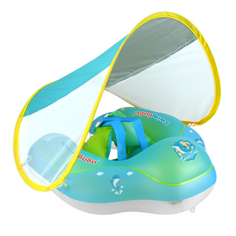 Kletshuts™ BabyFloat: Baby Pool Float With Built In Sunshade