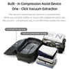 Icone™ CompressionBag: Space Saver Compression Vacuum Travel Bag