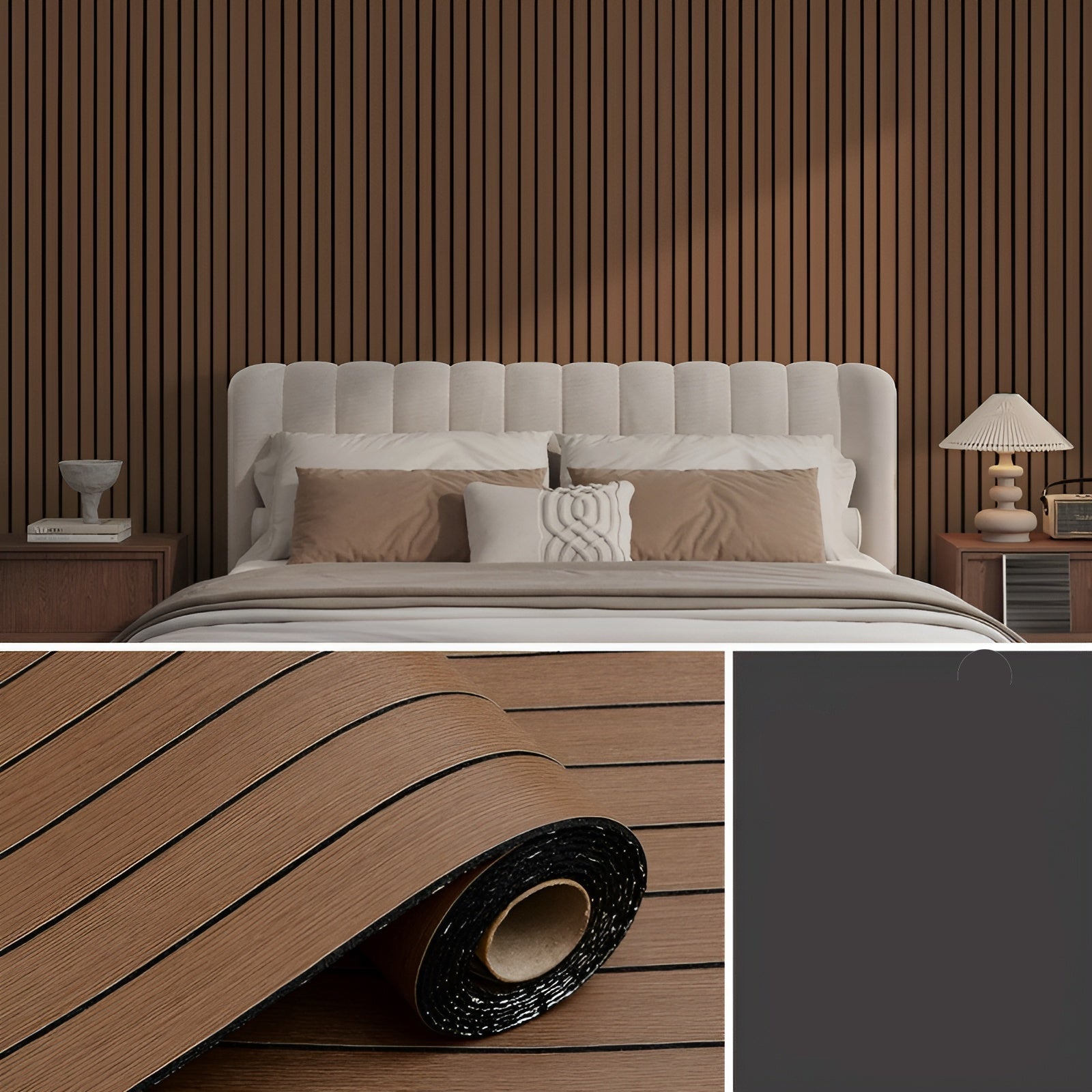 WallSticker: Elegant Woodlike Adhesive DIY Home Wall Sticker Decoratio ...