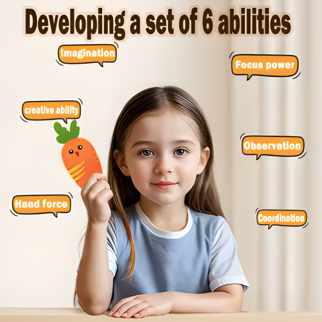 Kletshuts™ SewingCraft 1+1 FREE: DIY Animal Sewing Kit Kids Creative Craft Set