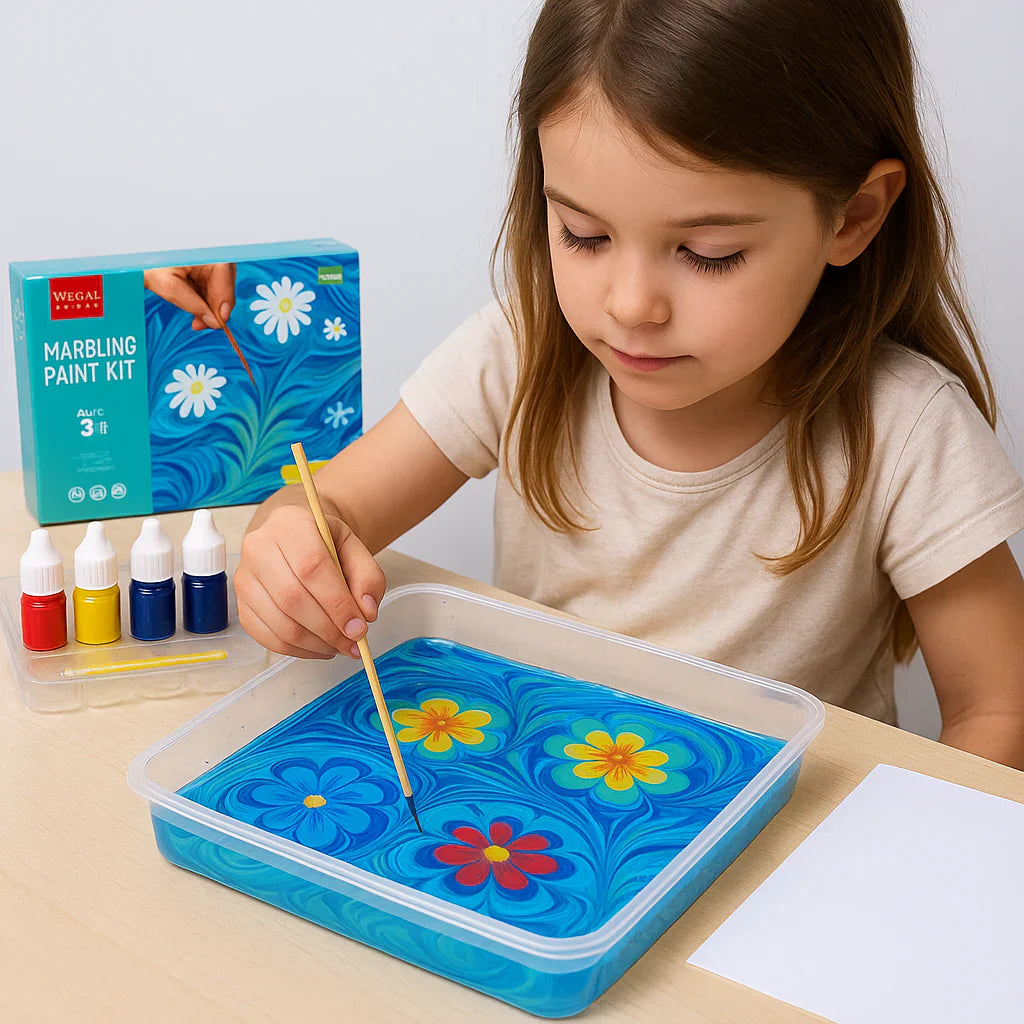 Kletshuts™ KidArt: Watercolor Marble Kid Art Creative Play Set