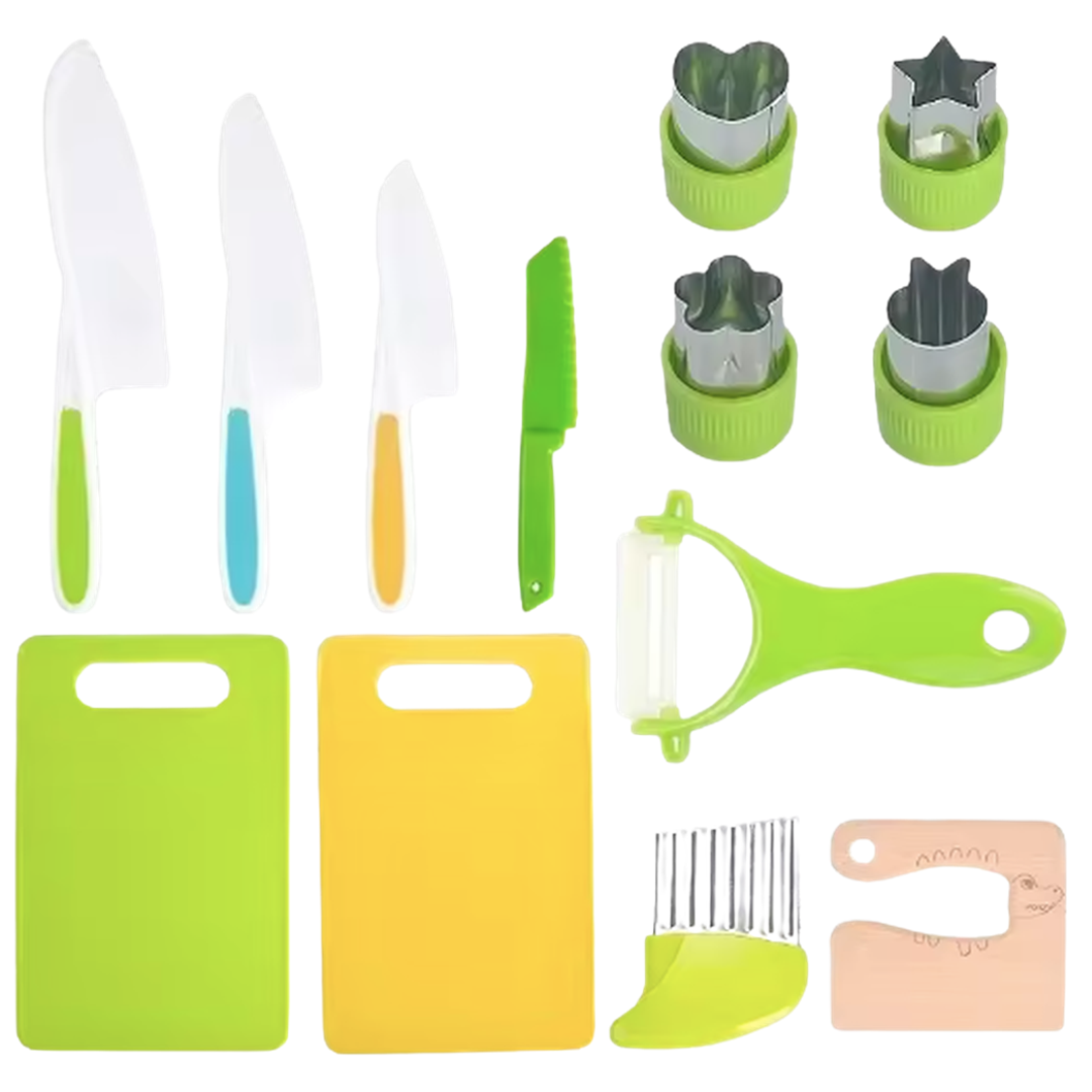 Kletshuts™ KidsKitchen: Safe Cutting Play Kids Kitchen Toy Set