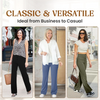 Icone™ FlexTrousers: High-Waisted All-Day Comfort Flexible Pants