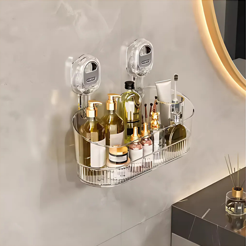 GlideHold® OrganizerRack: Organizer Storage Rack With Water Drain Hole