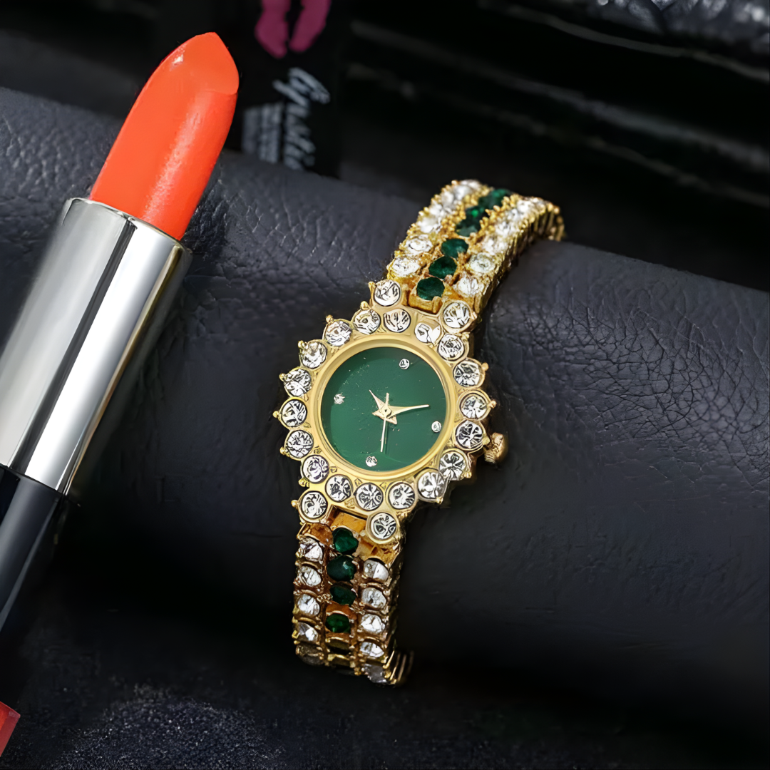 Jewelance™ JewelrySet: Fashion Luxury Emerald Green Jewelry Set Gift Box