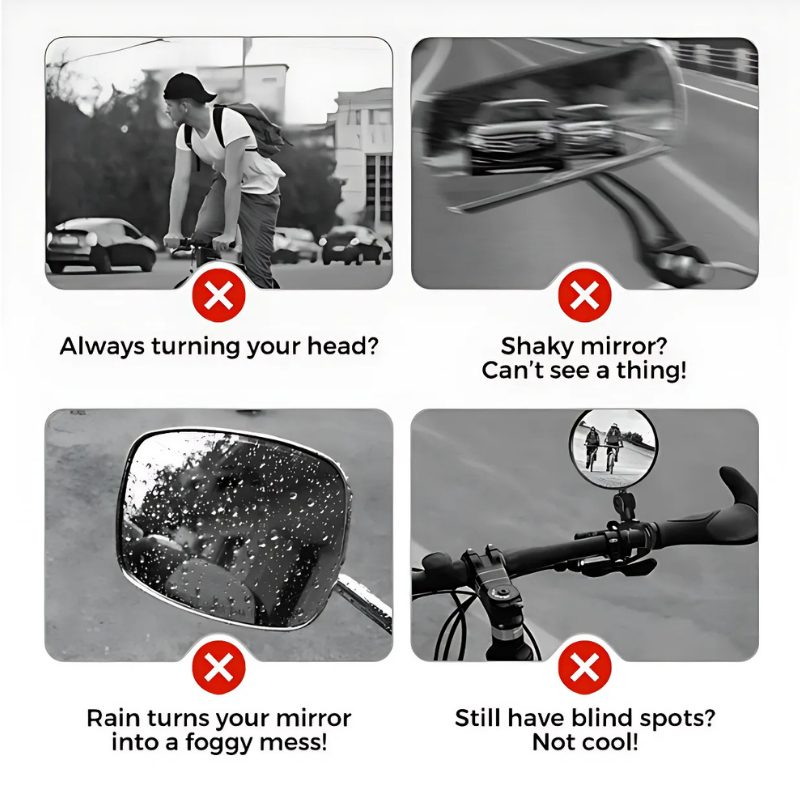 RearviewMirror: Bikes And Motorcycles 360° Adjustable Rearview Mirrors