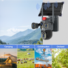 Globetrek° DomeCamera: Triple Lens Solar Powered Dome Camera