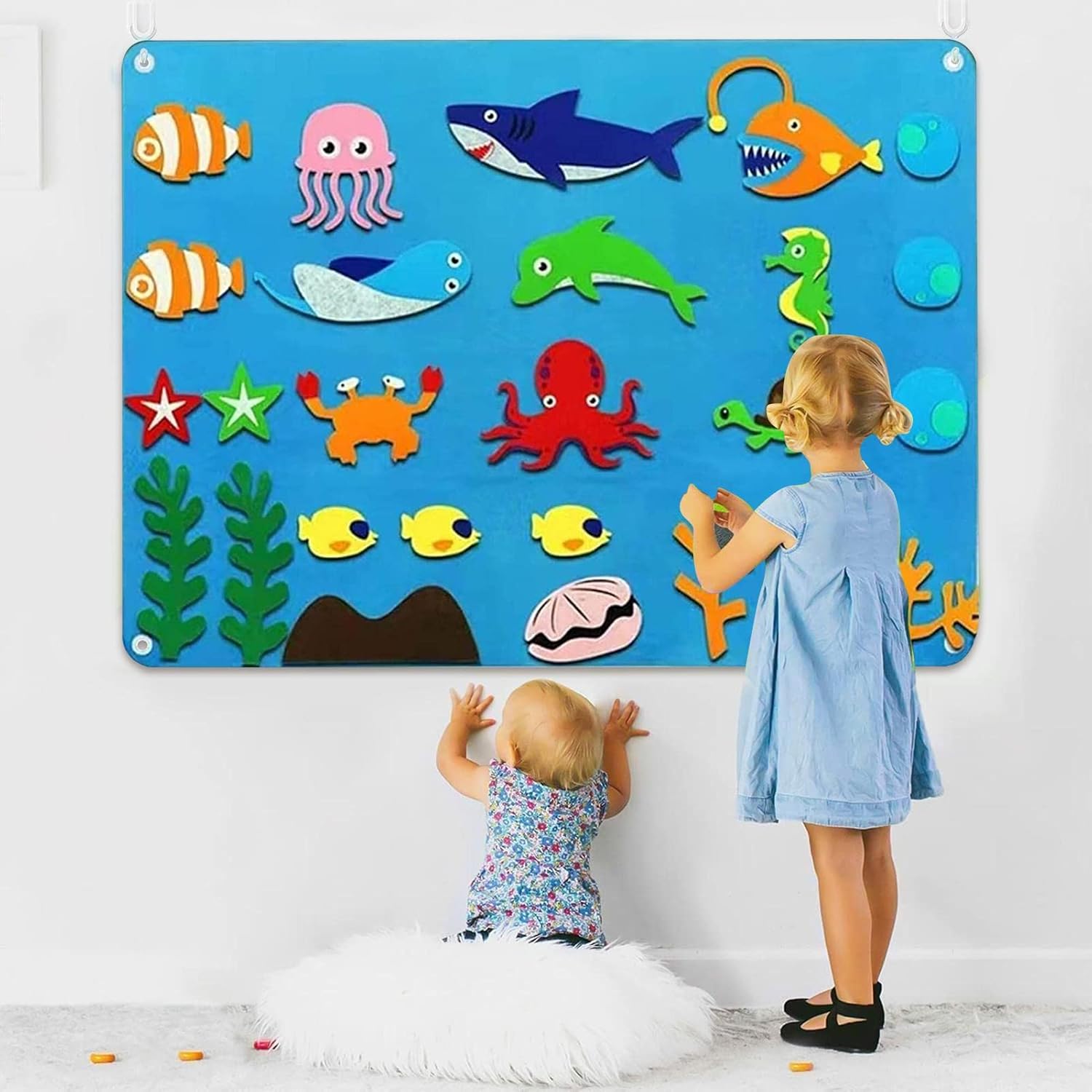 Kletshuts™ LearningBoard: Interactive Early Education Learning Board Set