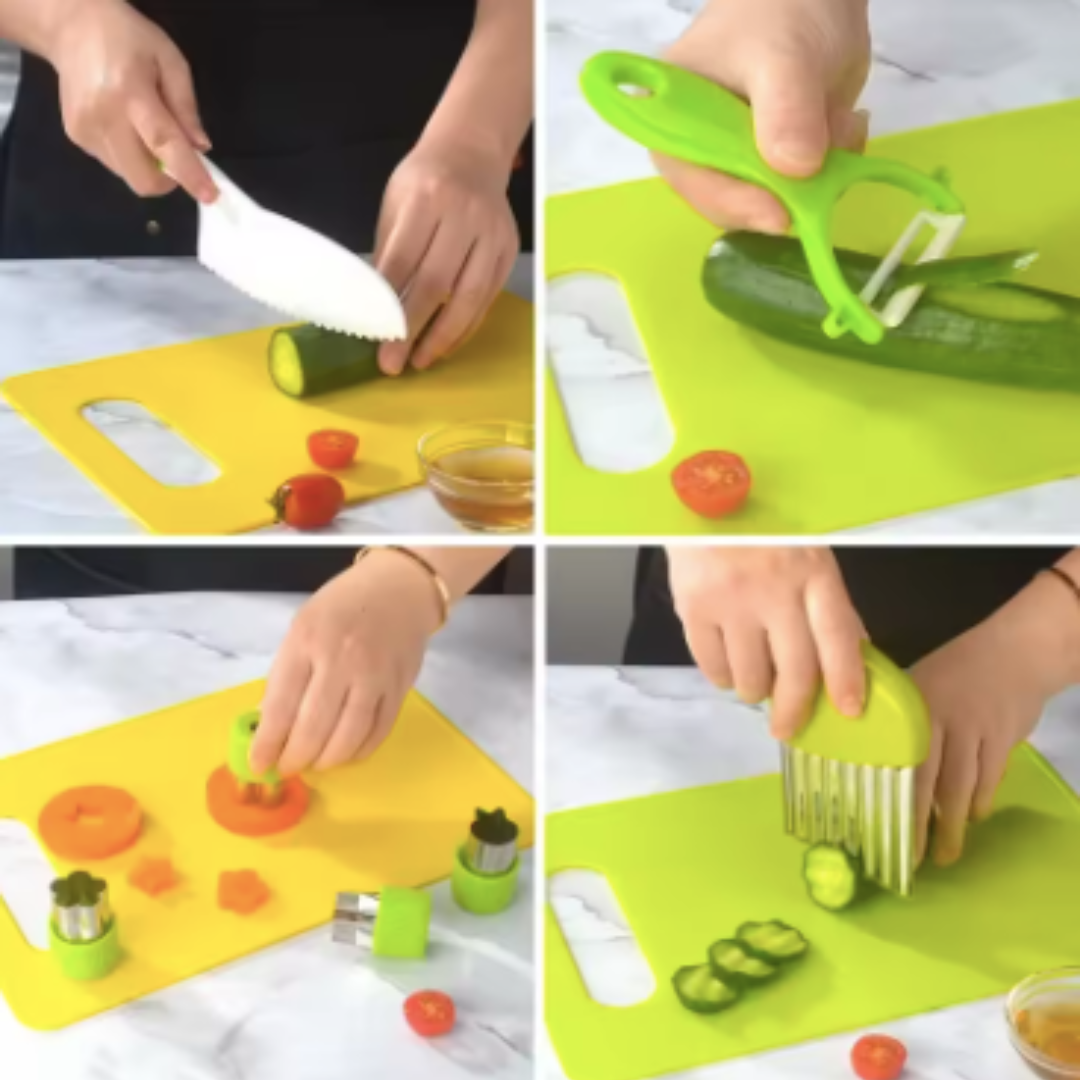 Kletshuts™ KidsKitchen: Safe Cutting Play Kids Kitchen Toy Set