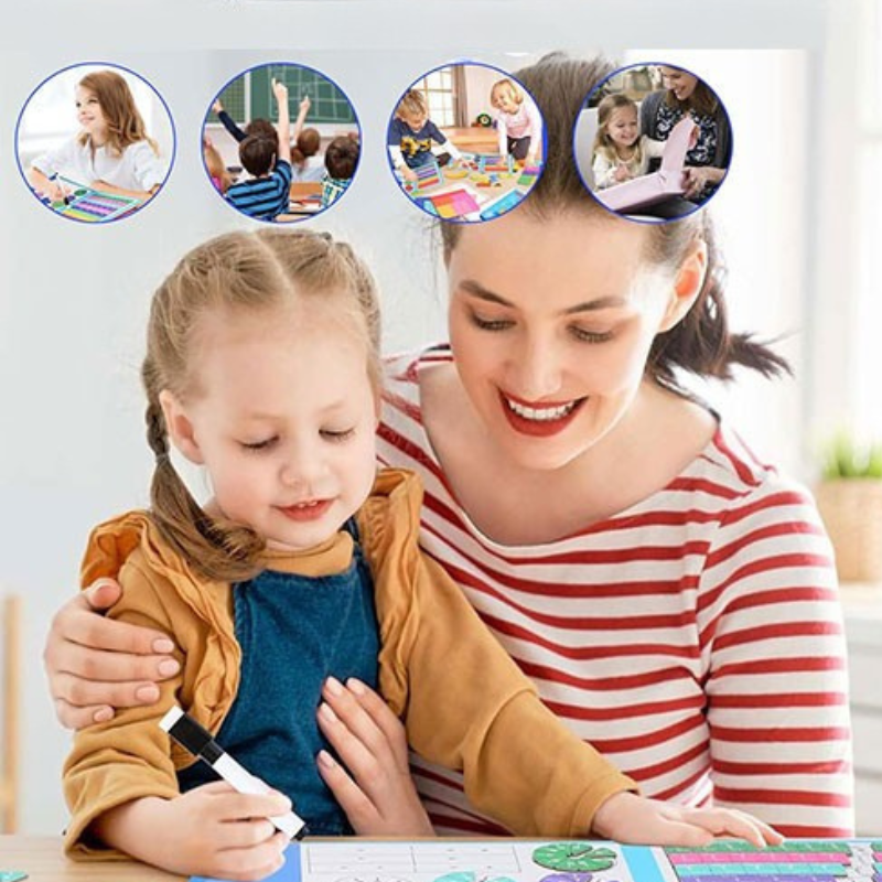 Kletshuts™ MathGame: Educational Magnetic Children Math Puzzle Game