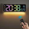 Globetrek° DigitalClock: Large LED Screen Display Digital Clock