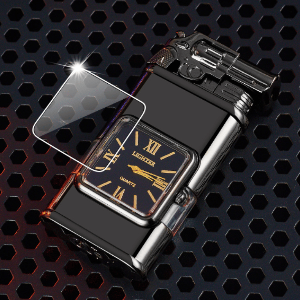 WatchLighter: Vintage Inspired Multifunctional Dual Flame Watch Lighter