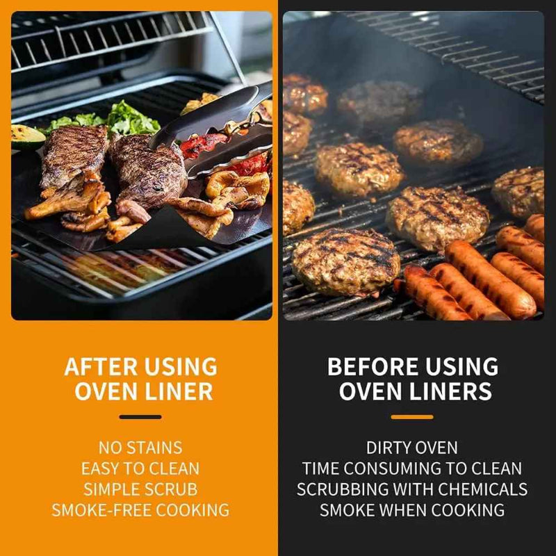 Globetrek° GrillMat – Non Stick BBQ Grill Mats With Easy Cut Box