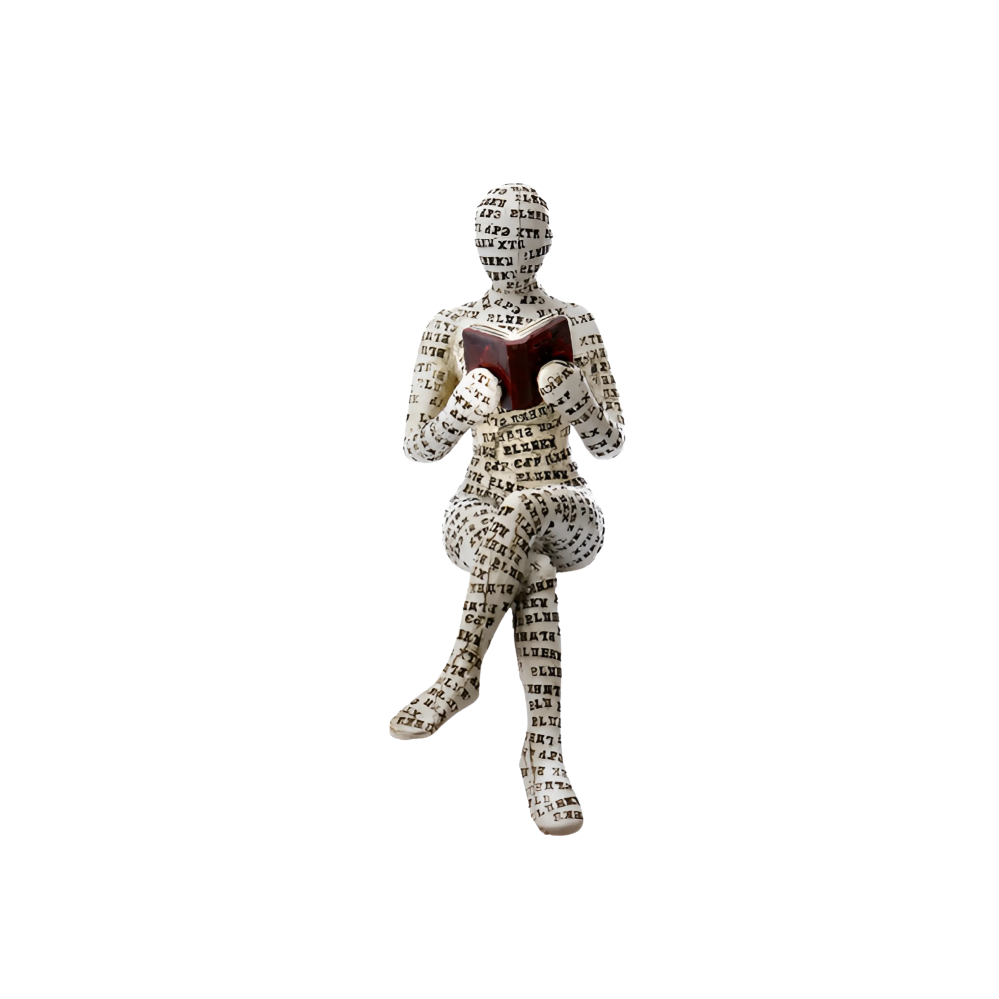 ReaderDecor 1+1 FREE: Reading Figure Decor For Desk And Shelf Display