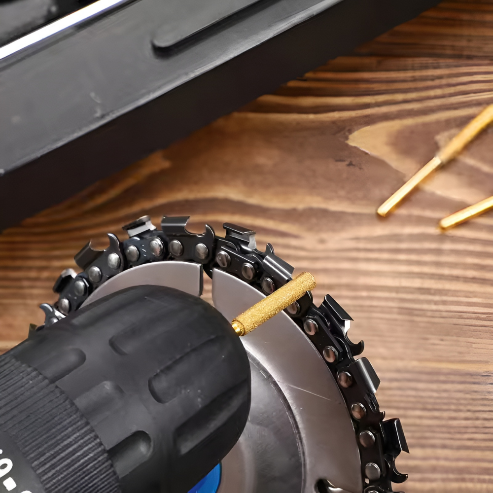 ChainsawSharpener 3+3 FREE: Professional Chainsaw Sharpening Heads Kit