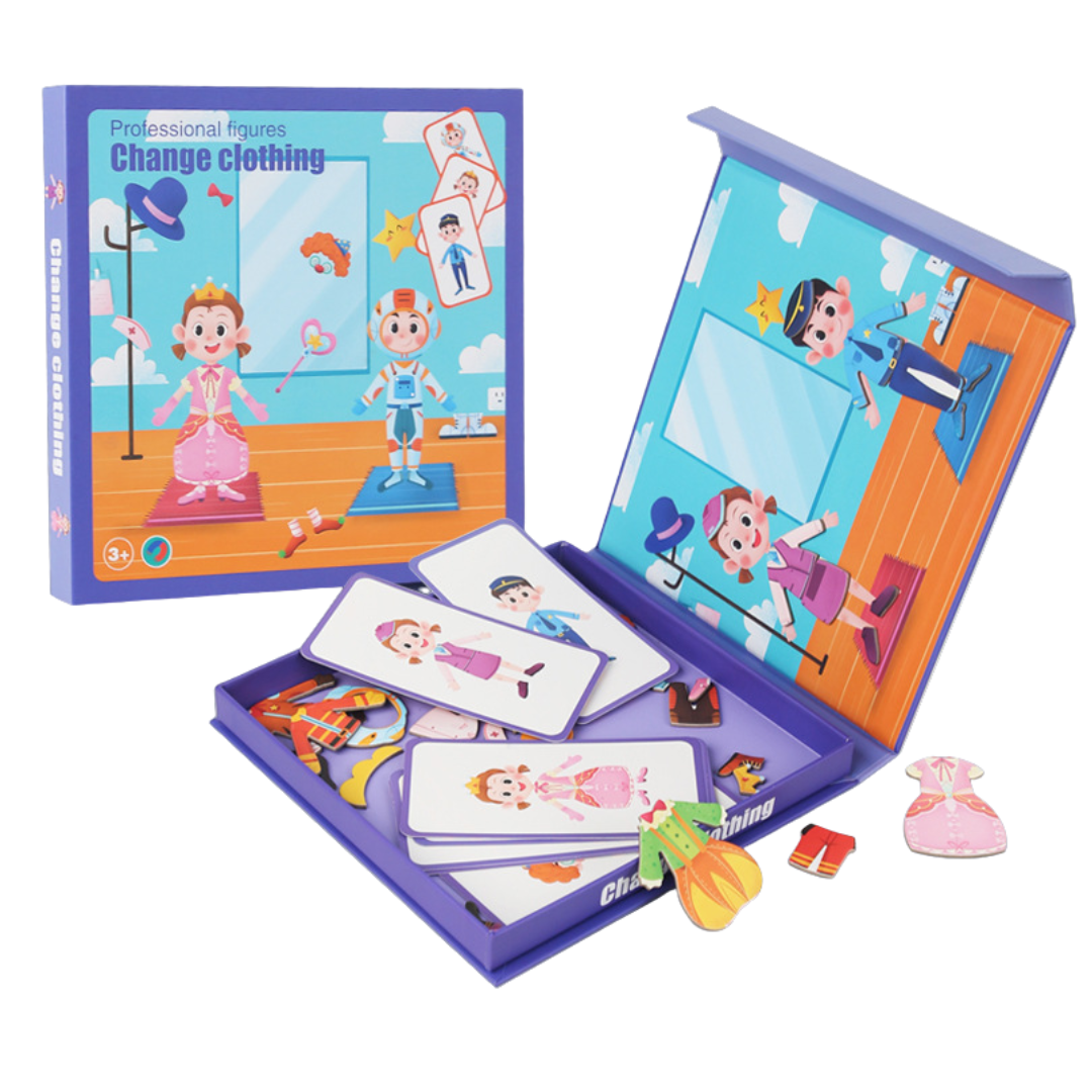 Kletshuts™ CharacterPuzzle: Interactive Change Character Puzzle Game Set Toy