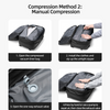Icone™ CompressionBag: Space Saver Compression Vacuum Travel Bag
