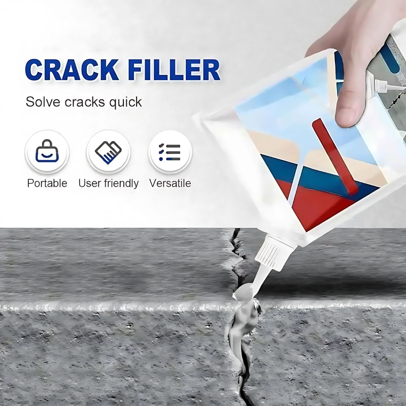 CrackFix 1+1 FREE- Heavy-Duty Concrete Crack Repair Adhesive