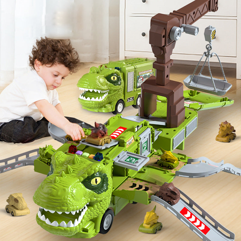 Kletshuts™ DinoTruck: Dinosaur Truck Toy Set With Lights And Music