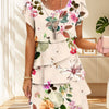 Icone™ SpringDress: Women's Spring Floral Cascade Elegant Dress