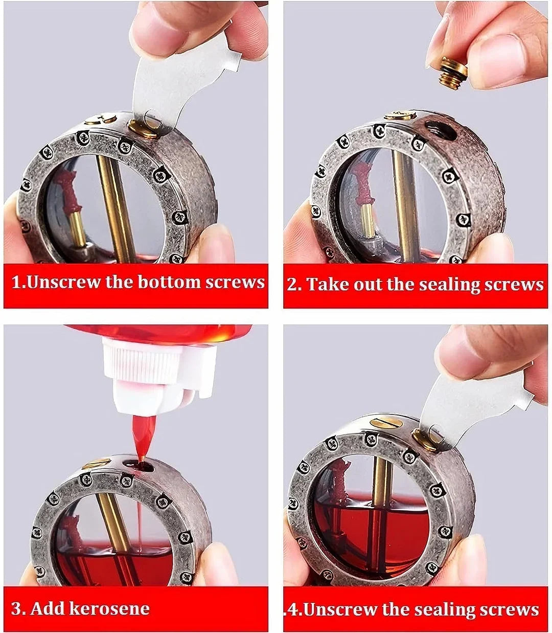 VintageLighter: Unique Vintage Transparent  Lighter