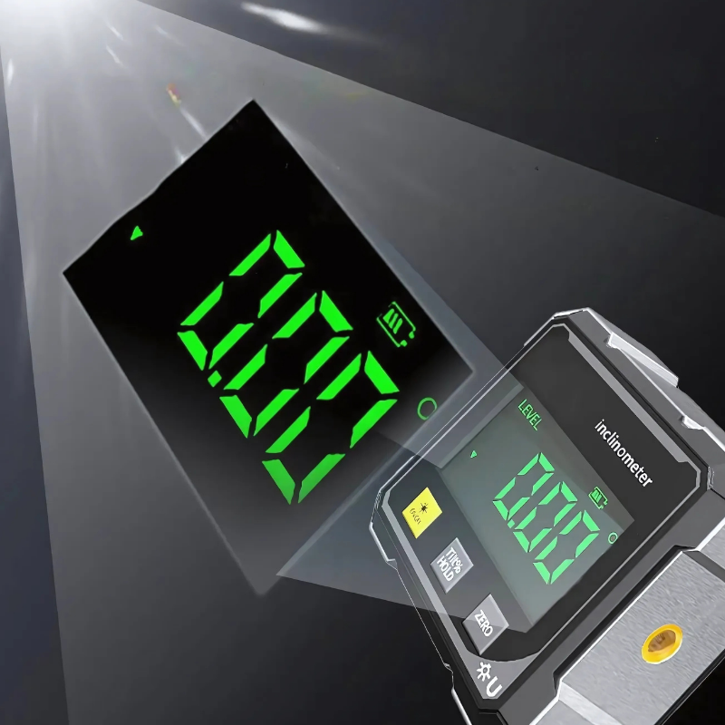 Globetrek° DigitalInclinometer: Digital Magnetic Sides Laser Inclinometer