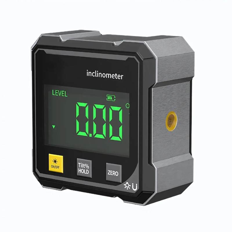 Globetrek° DigitalInclinometer: Digital Magnetic Sides Laser Inclinometer