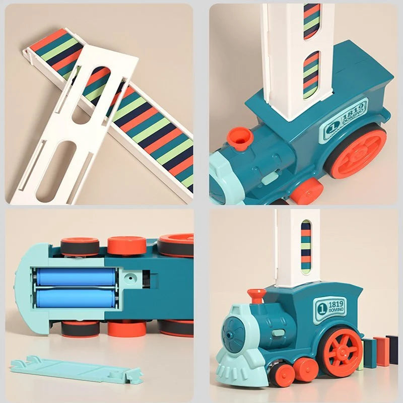 Kletshuts™ DominoTrain - Automatic Domino Laying Train Set