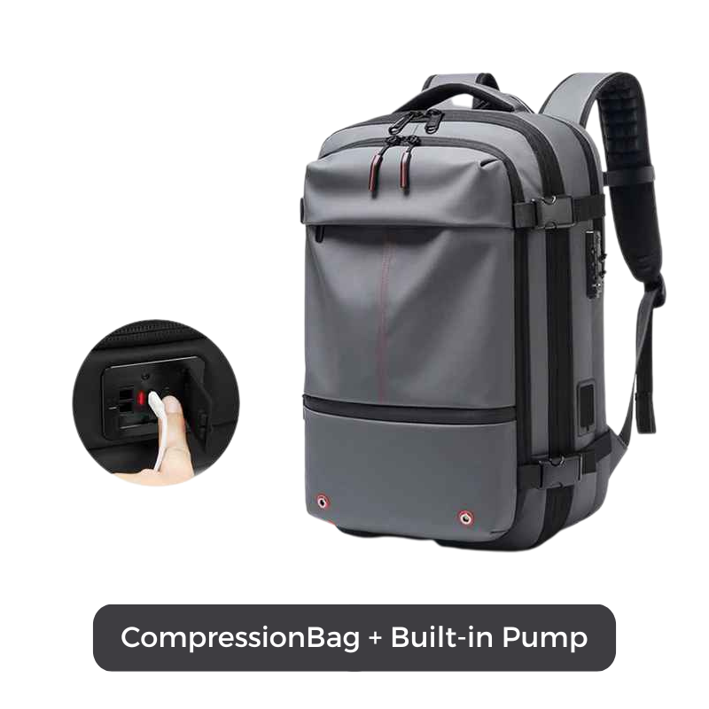 Icone™ CompressionBag: Space Saver Compression Vacuum Travel Bag