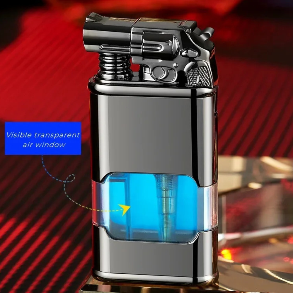 WatchLighter: Vintage Inspired Multifunctional Dual Flame Watch Lighter