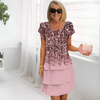 Icone™ SpringDress: Women's Spring Floral Cascade Elegant Dress