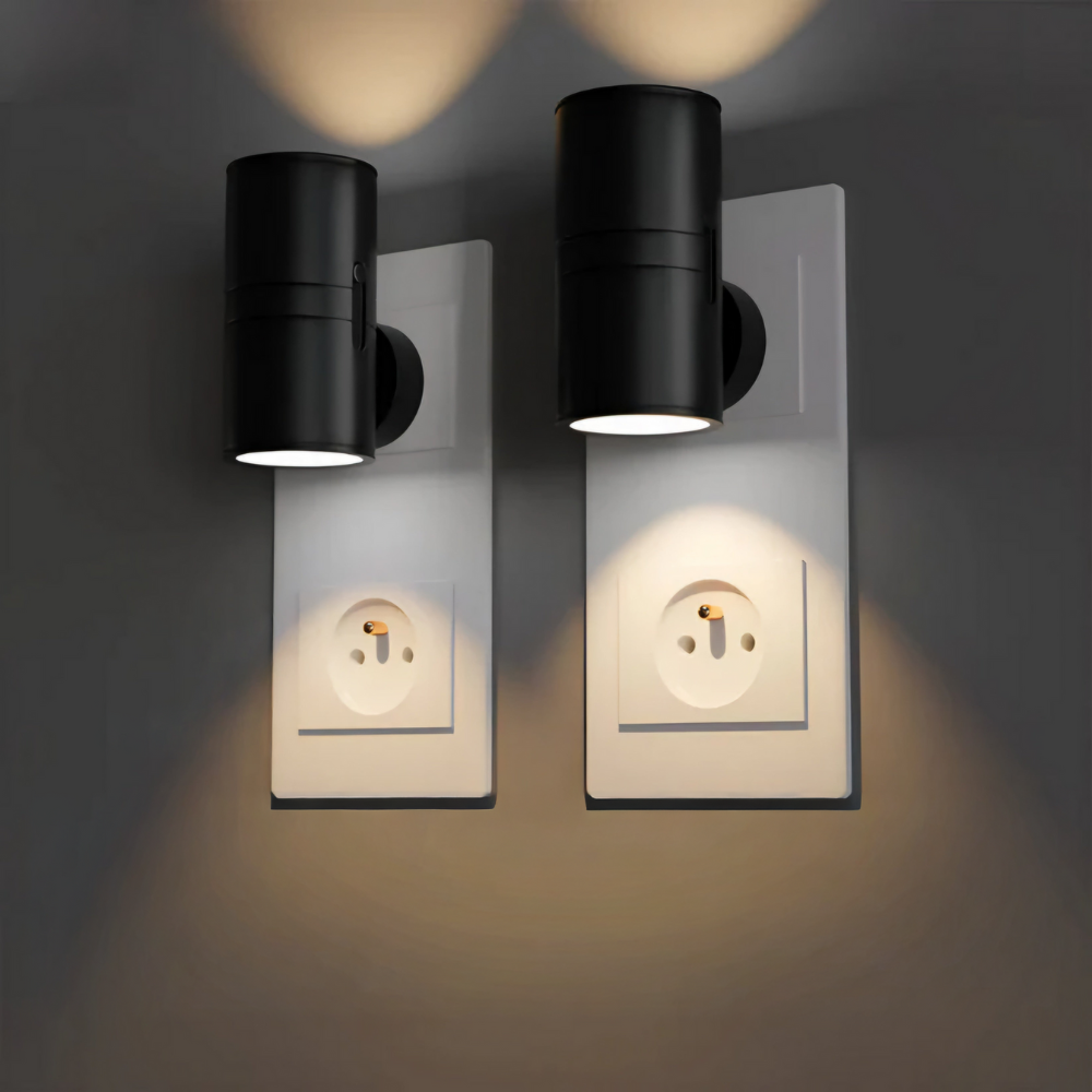 Ledsen™ NightLight: Modern Portable Dimmable Plug-In Night Light