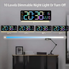 Globetrek° DigitalClock: Large LED Screen Display Digital Clock